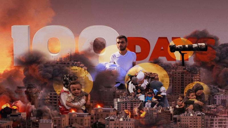 100 Days of Zionist Crime