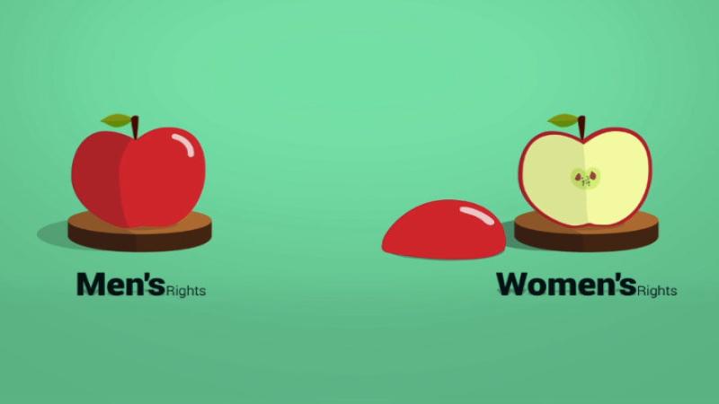 Are women's rights half of men's?