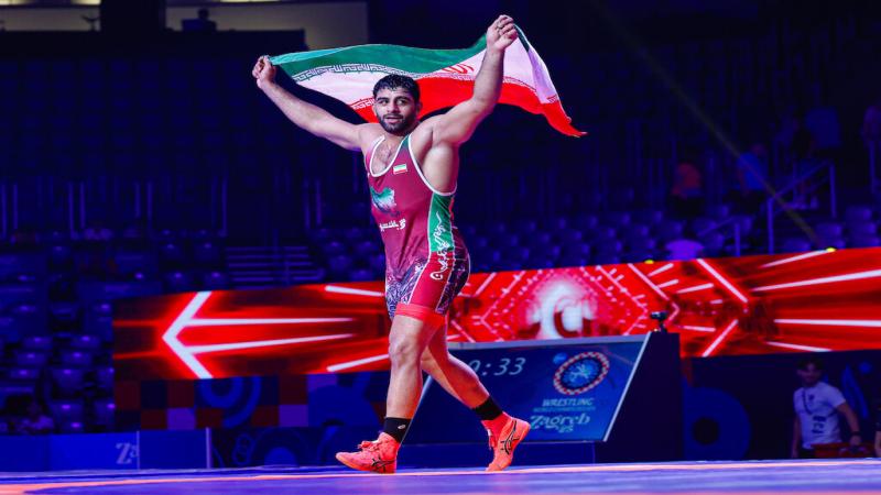 Leader's message of congratulations to the Greco-Roman wrestling champions